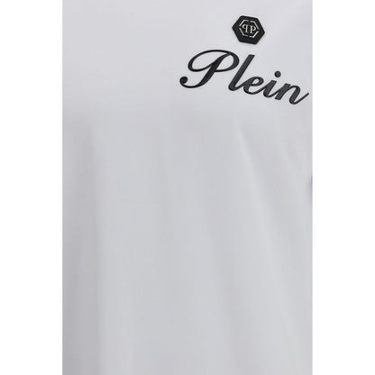 Philipp Plein White Cotton T-Shirt