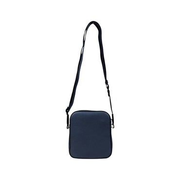 Hugo Boss Blue Recycled Polyurethane Messenger Bag