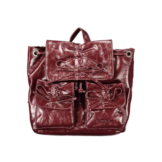 Desigual Burgundy Polyurethane Women Backpack