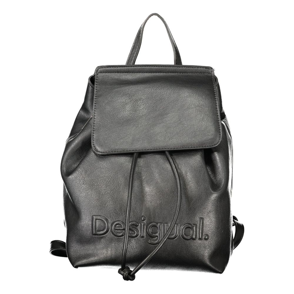 Desigual Black Polyurethane Women's Backpack
