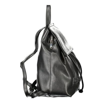 Desigual Black Polyurethane Women's Backpack