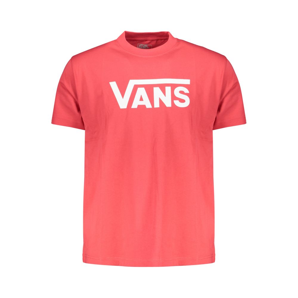 Vans Red Cotton T-Shirt