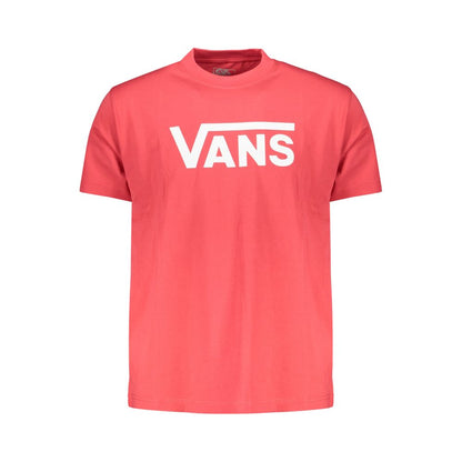 Vans Red Cotton T-Shirt