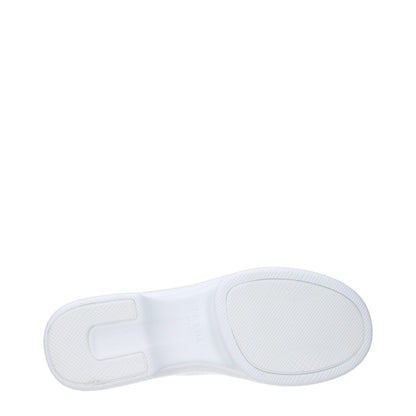 Prada White Fabric Athletic Sneakers