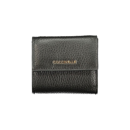 Coccinelle Black Leather Women Wallet