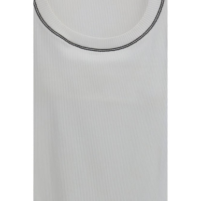 Brunello Cucinelli White Cotton T-Shirt