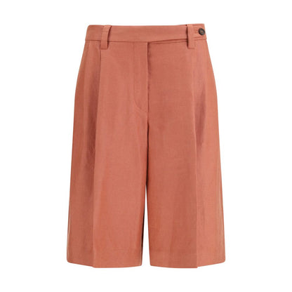 Brunello Cucinelli Multicolor Linen Bermuda Shorts