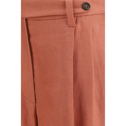 Brunello Cucinelli Multicolor Linen Bermuda Shorts