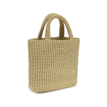 Prada Beige Viscose Handbag
