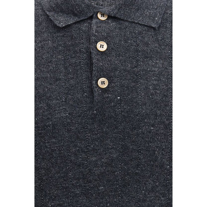 Brunello Cucinelli Gray Cotton Sweatshirt