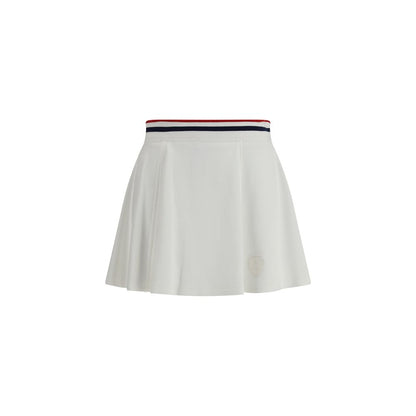 Brunello Cucinelli White Cotton Mini Skirt