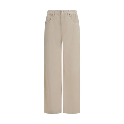 Brunello Cucinelli Beige Cotton Jeans Denim