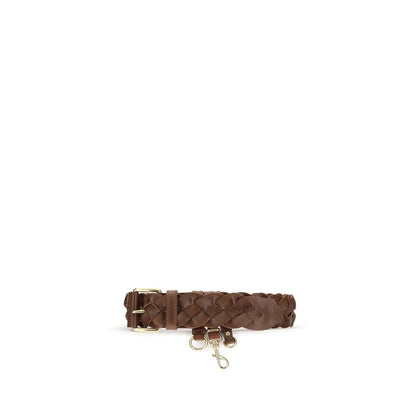 Miu Miu Brown Calf Leather Bos Taurus Belt