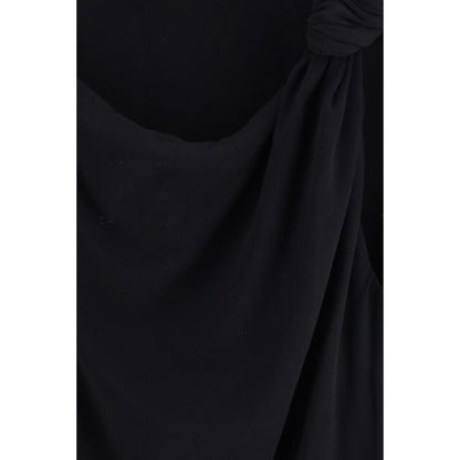 PINKO Black Cotton T-Shirt