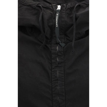 C.P. Company Black Polyester Shell Jacket