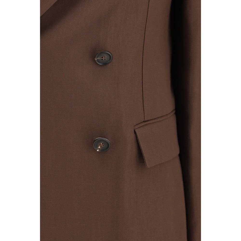 Brunello Cucinelli Brown Linen Blazer