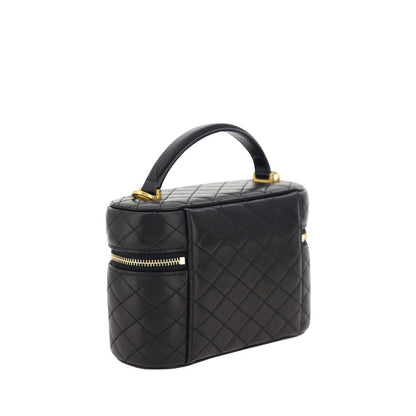 Saint Laurent Black Calf Leather Bos Taurus Handbag