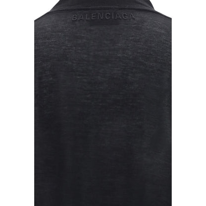 Balenciaga Black Cotton Casual Dress