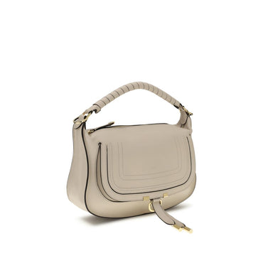 Chloé Beige Calf Leather Bos Taurus Shoulder Bag
