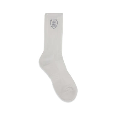 Brunello Cucinelli White Cotton Socks