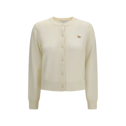 Maison Kitsuné Beige Cotton Cardigan