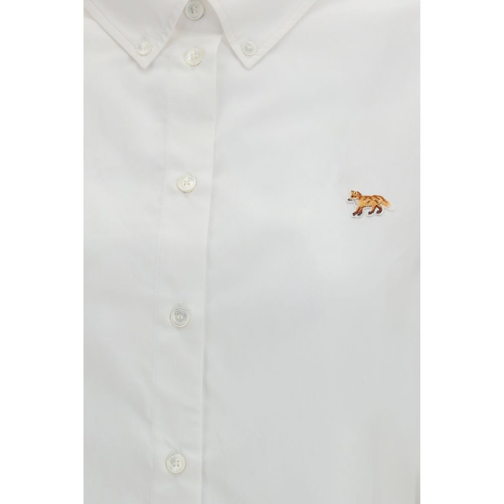 Maison Kitsuné White Cotton Blouse