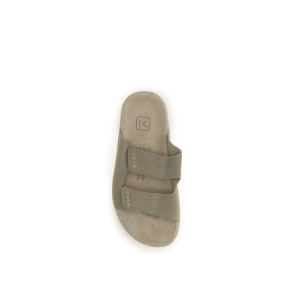 Veja Beige Calf Leather Bos Taurus Sandals
