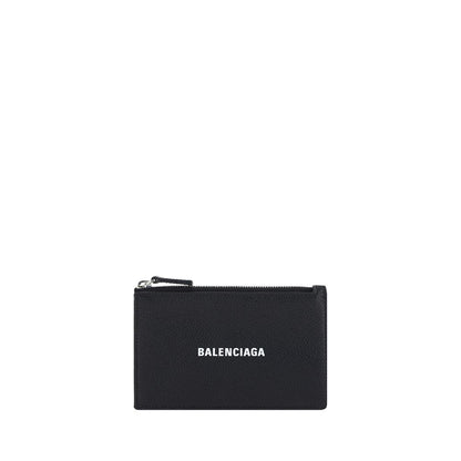 Balenciaga Black Calf Leather Bos Taurus Wallet