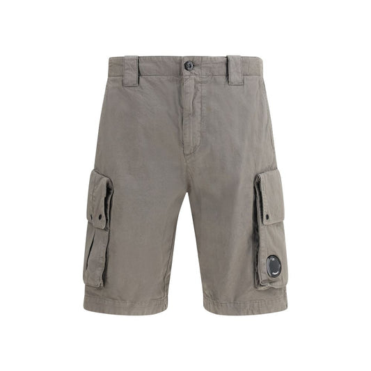 C.P. Company Gray Cotton Bermuda Shorts