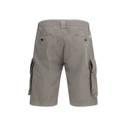 C.P. Company Gray Cotton Bermuda Shorts