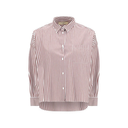 Max Mara Multicolor Cotton Pattern Shirt