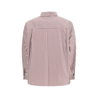 Max Mara Multicolor Cotton Pattern Shirt