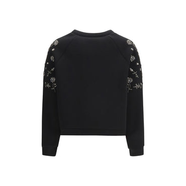 Max Mara Black Polyester Sweatshirt