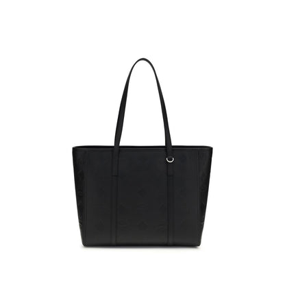 MCM Black Calf Leather Bos Taurus Shoulder Bag