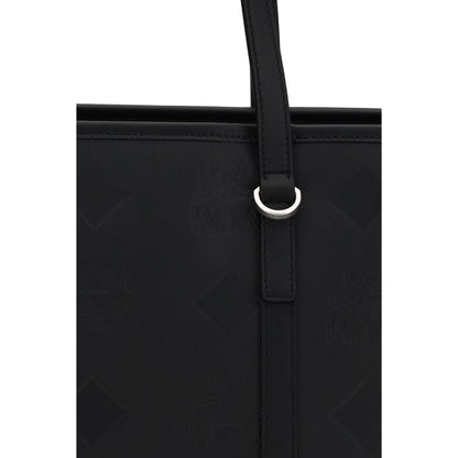 MCM Black Calf Leather Bos Taurus Shoulder Bag