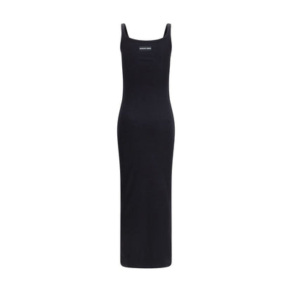 Marine Serre Black Cotton Casual Dress