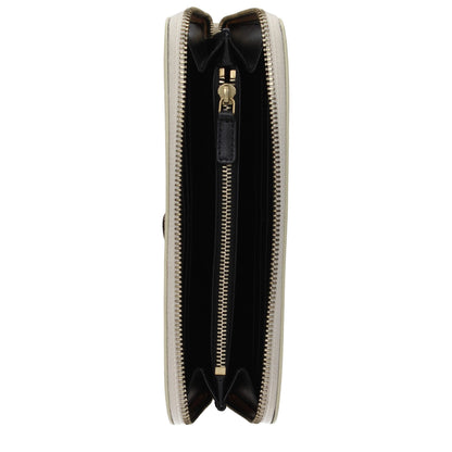Roberto Cavalli Beige Leather Wallet