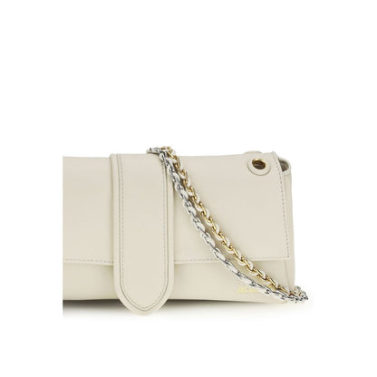 Jacquemus Beige Calf Leather Bos Taurus Shoulder Bag