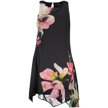 Desigual Black Polyester Women Dress