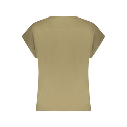 Pepe Jeans Green Organic Cotton Women T-Shirt