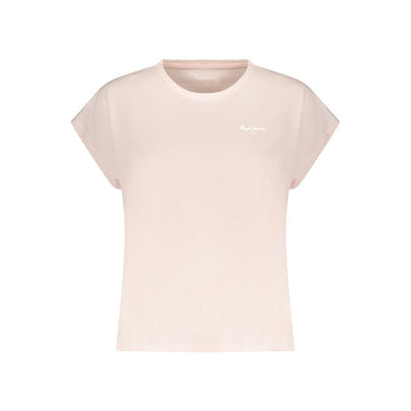 Pepe Jeans Rosa Cotton Women T-Shirt