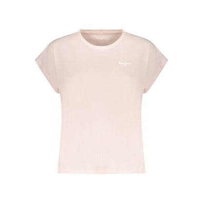 Pepe Jeans Rosa Cotton Women T-Shirt