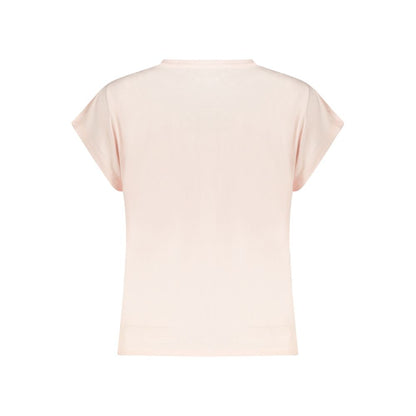 Pepe Jeans Rosa Cotton Women T-Shirt