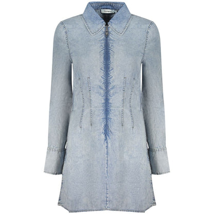 Desigual Azzurro Lyocell Women Dress