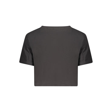 Guess Jeans Black Cotton Women T-Shirt