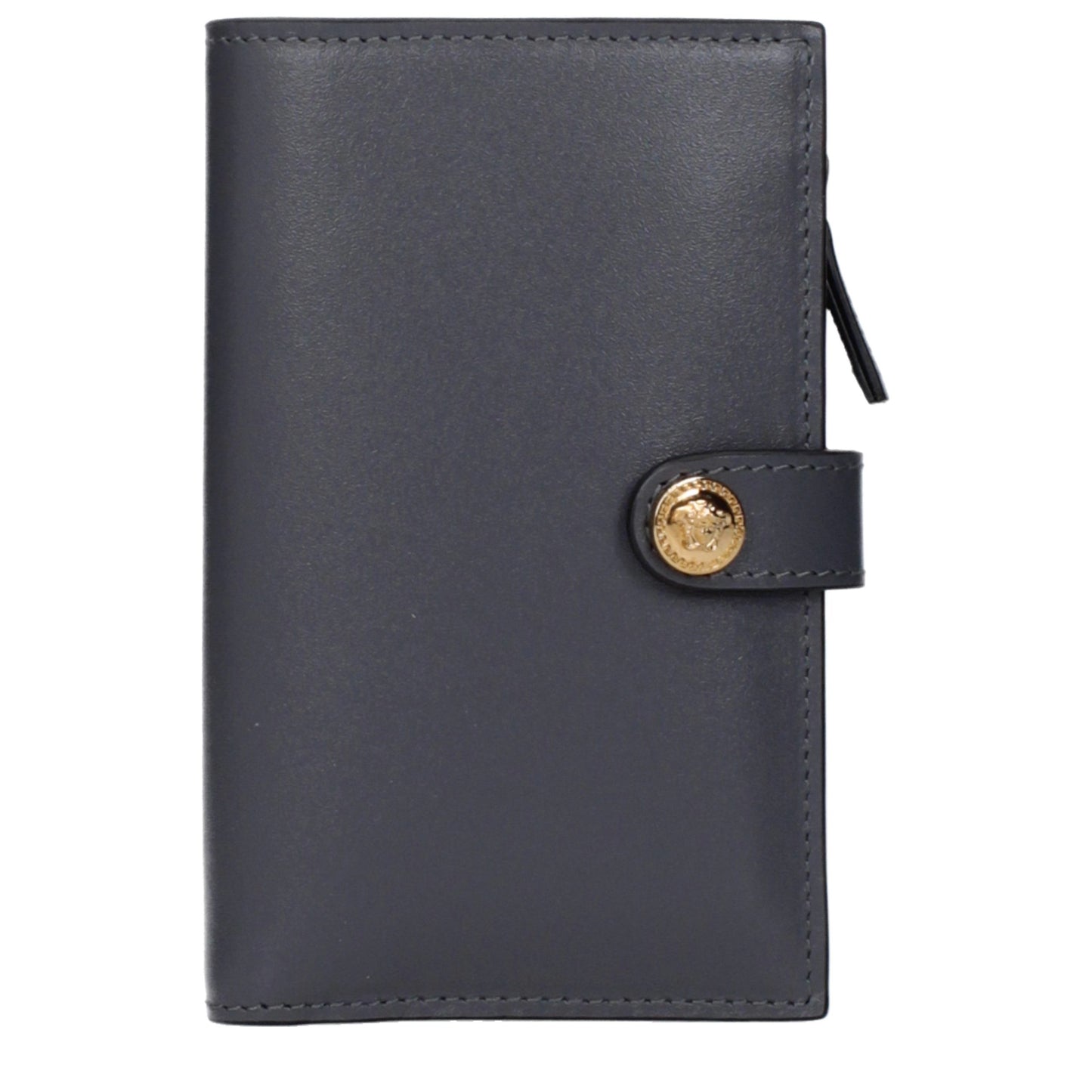 Versace Gray Leather Wallet