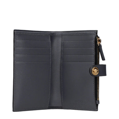 Versace Gray Leather Wallet
