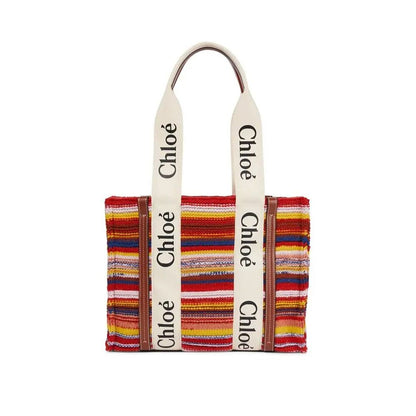 Chloé Multicolor Wool Tote Bag