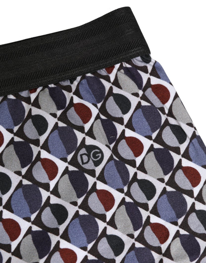 Dolce & Gabbana Multicolor Patterned Regular Boxer Underwear