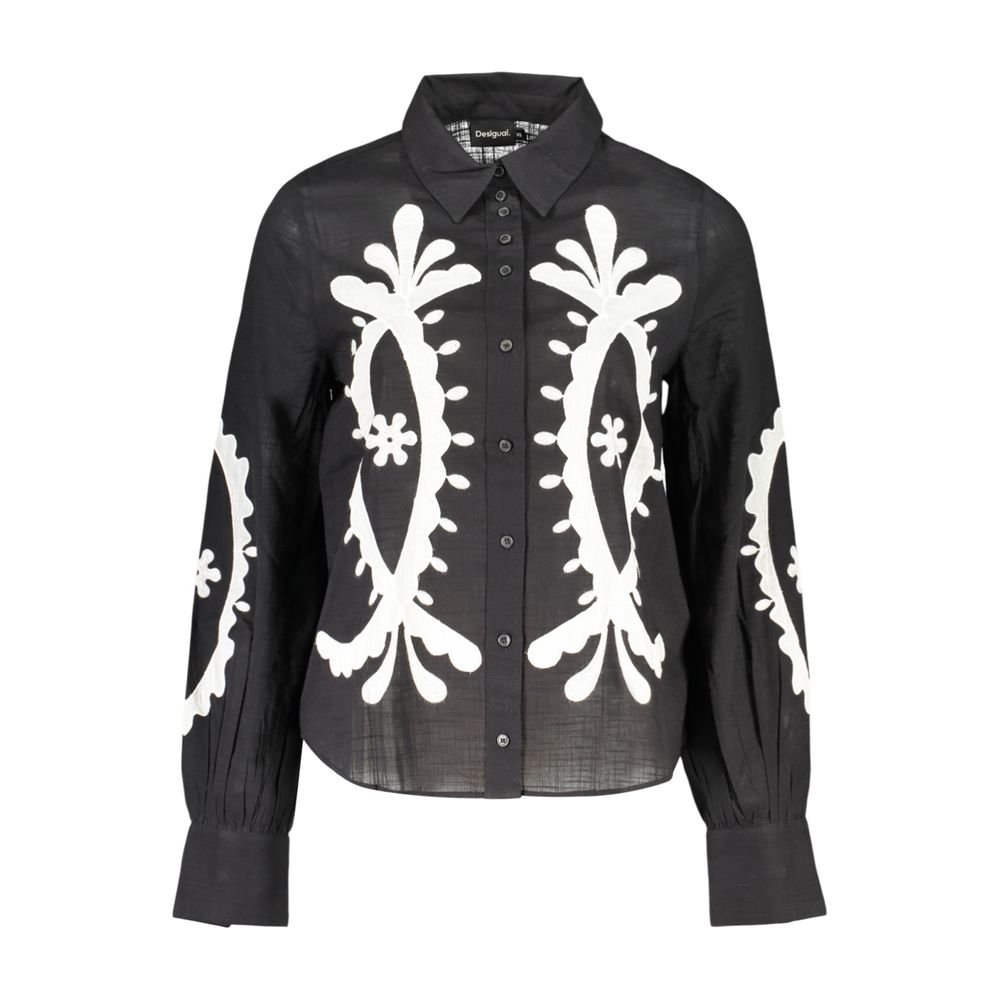 Desigual Nero Cotton Women Shirt
